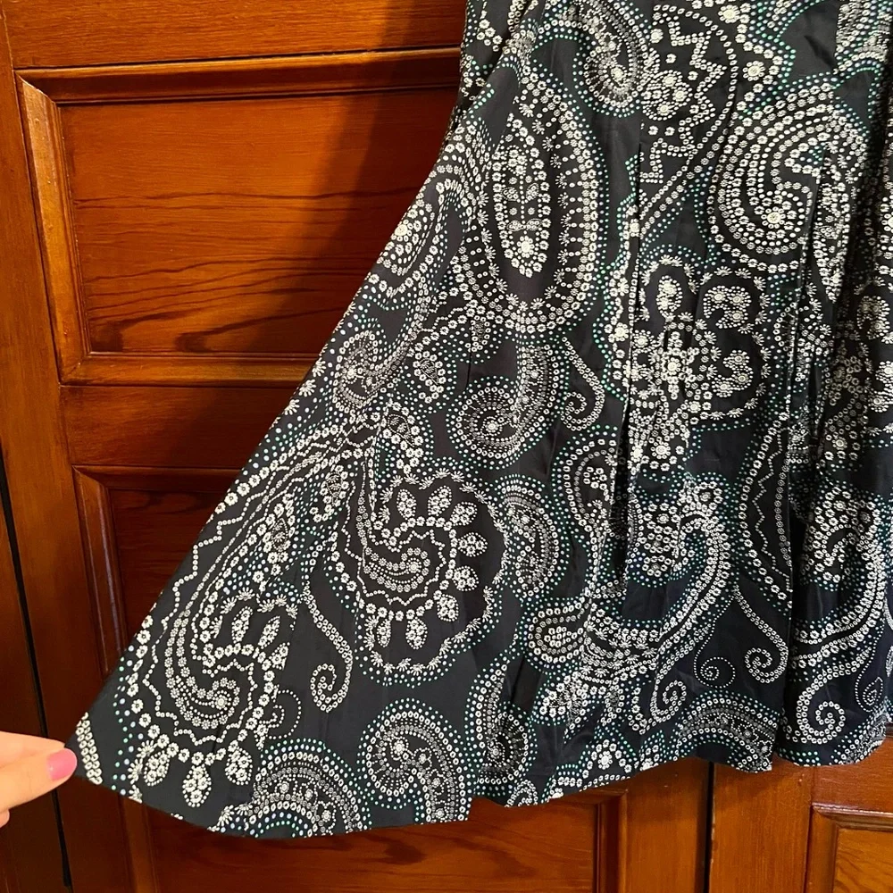 Talbots Women's Paisley Skirt 20W - Picture 4 of 6